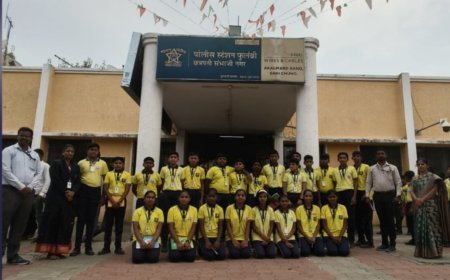 शांतीनिकेतन विद्यालयाच्या विद्यार्थ्यांची फुलंब्री पोलीस स्टेशनला शैक्षणिक भेट